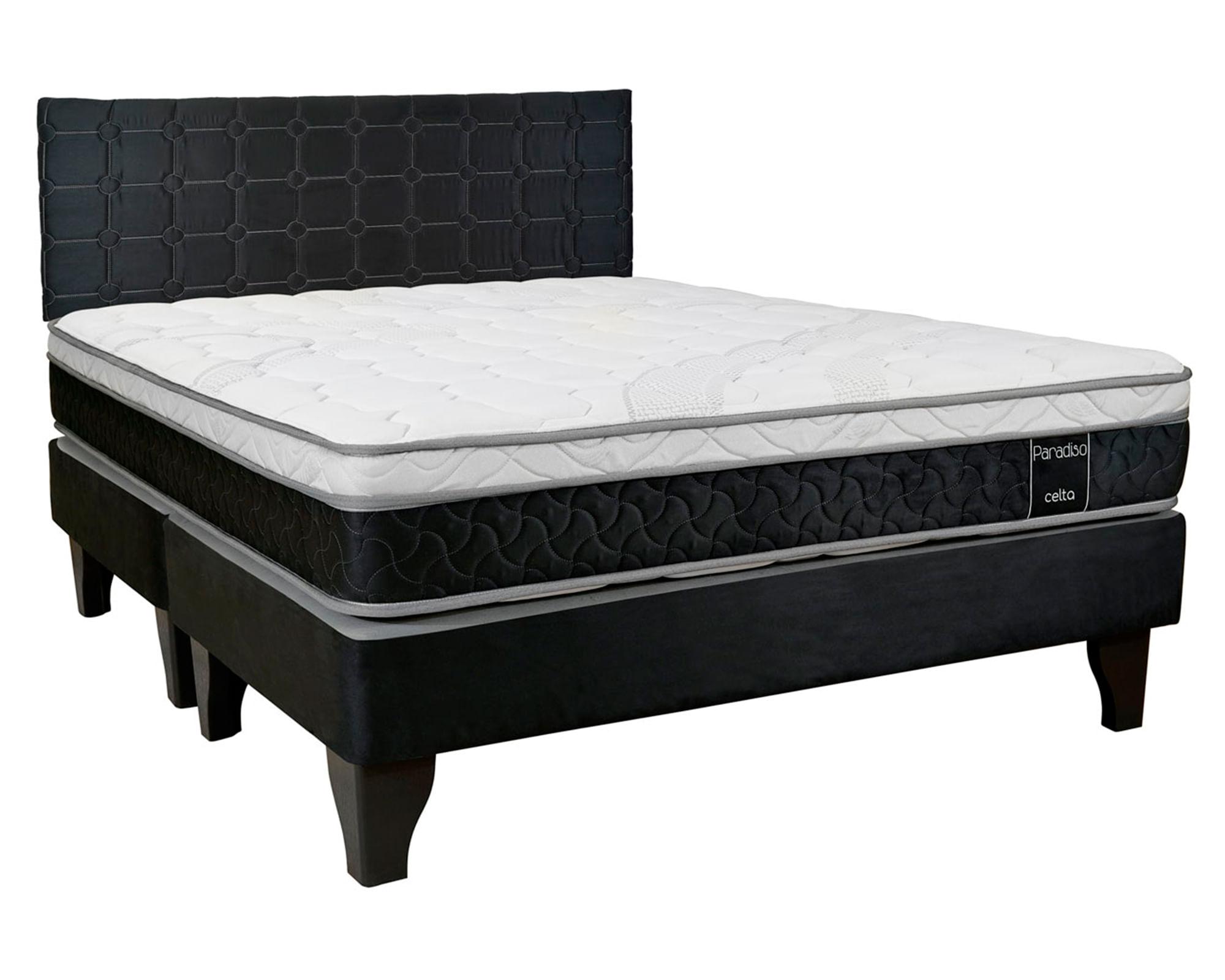 Cama europea King Paradiso + respaldo